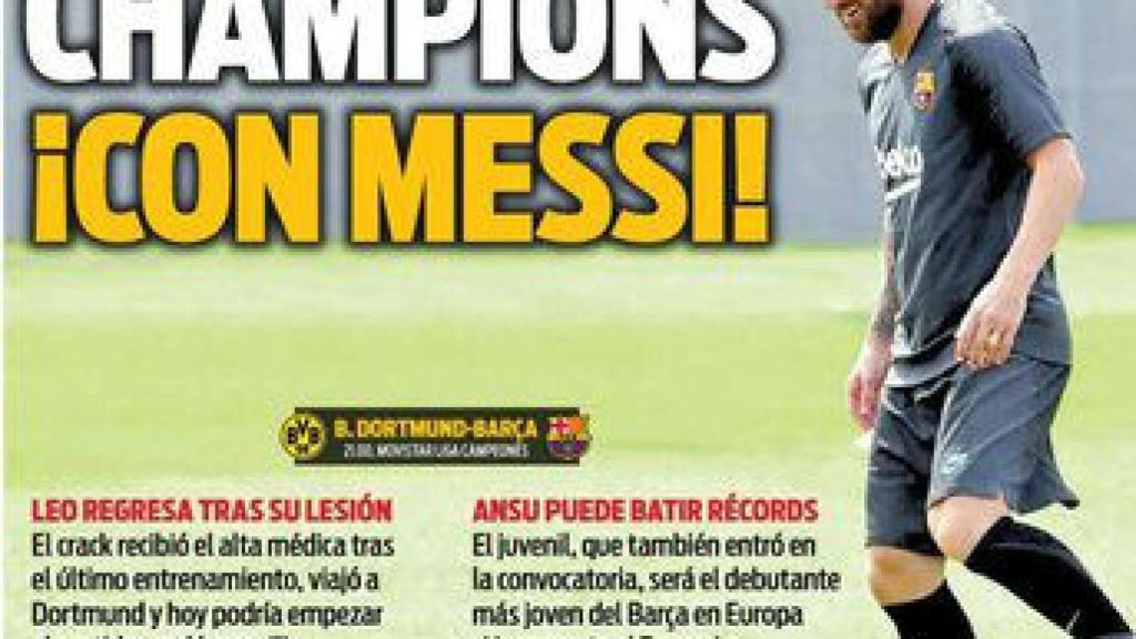 Portada Sport (17/09/19)