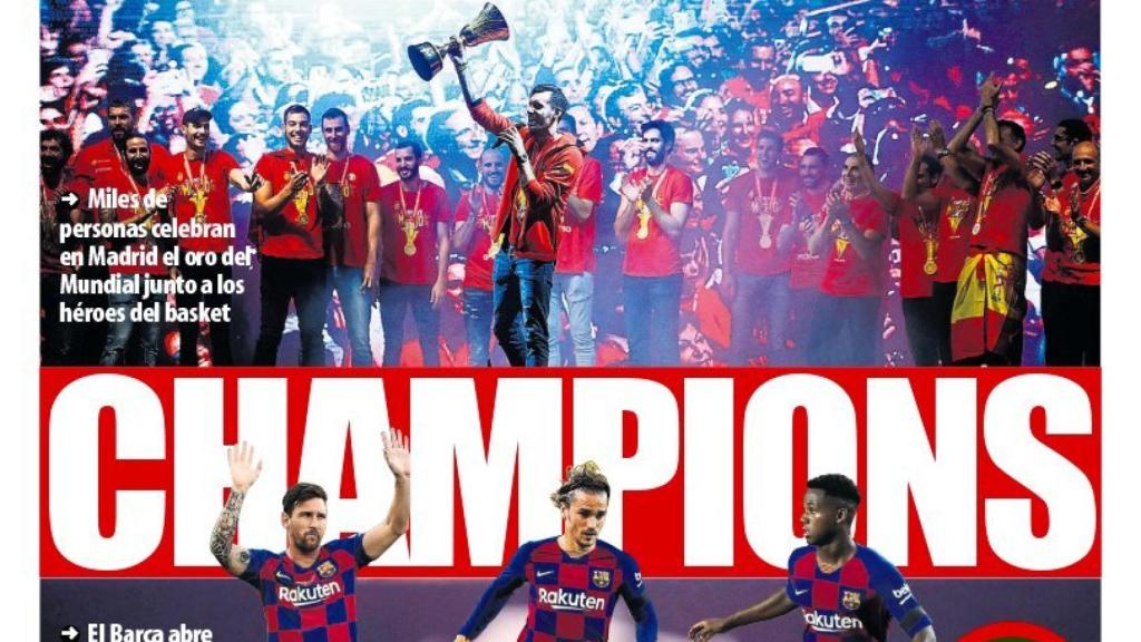 Portada Mundo Deportivo (17/09/19)