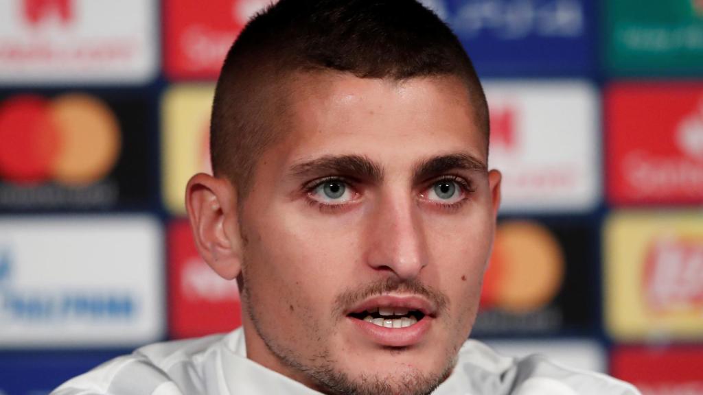 Marco Verratti, en rueda de prensa previa a la Champions League