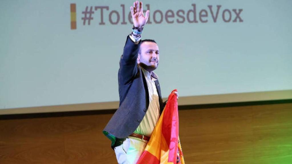 Núñez en un acto de Vox en Toledo. Foto: ´Óscar Huertas