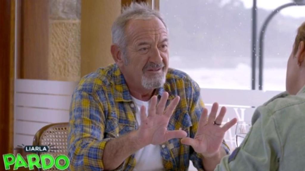 El cocinero y Cristina Pardo durante la entrevista que se ha hecho viral