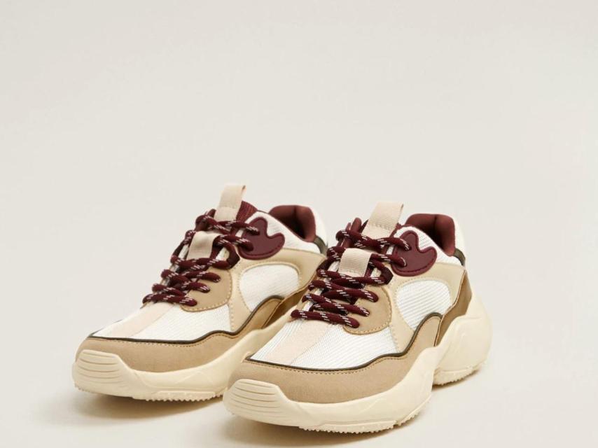 Detalle de las zapatillas de Mango de Mery Turiel.