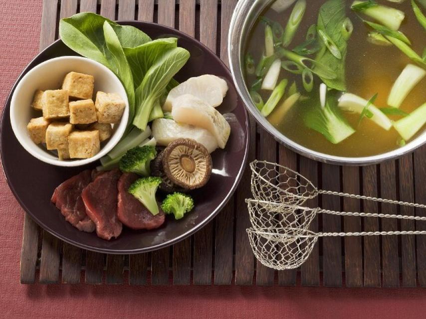 Lo que podría ser un buen menú para dos.