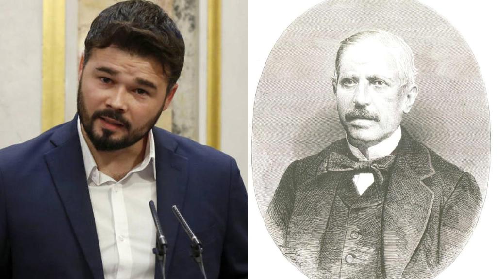 Gabriel Rufián y Estanislao Figueras.