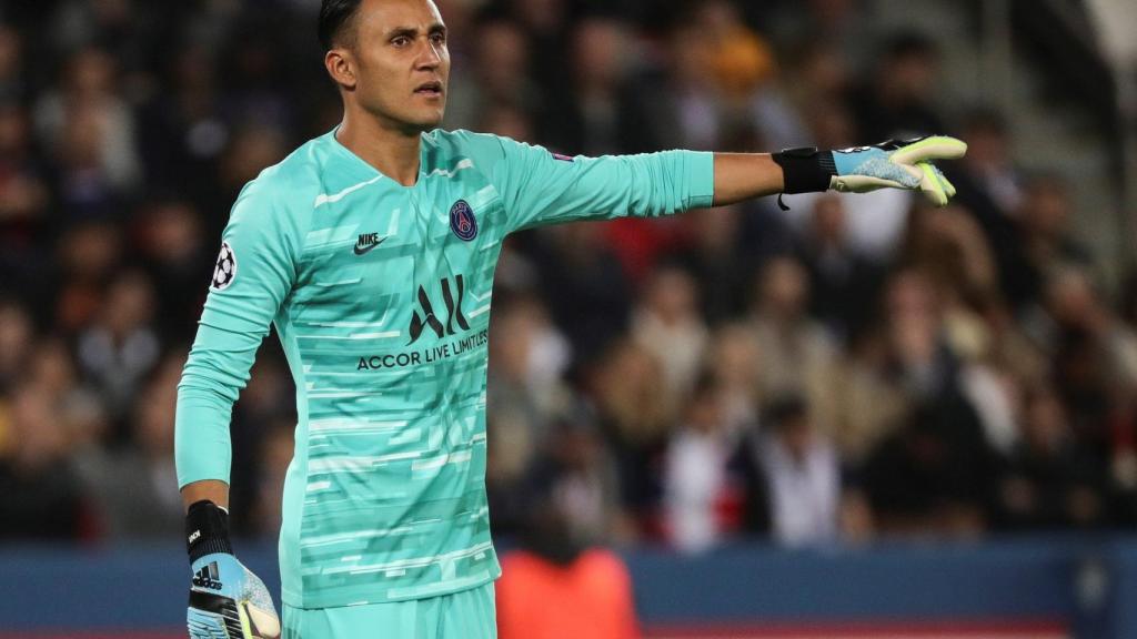 Keylor Navas con el PSG