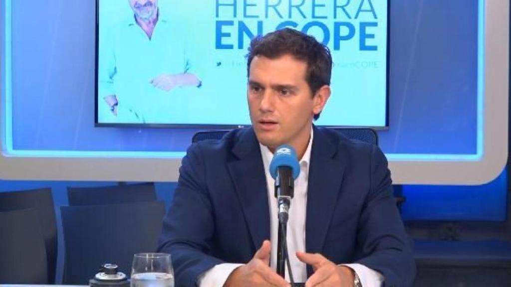 Rivera durante su entrevista en la Cope.