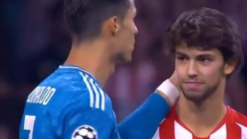 Joao Félix y Cristiano Ronaldo