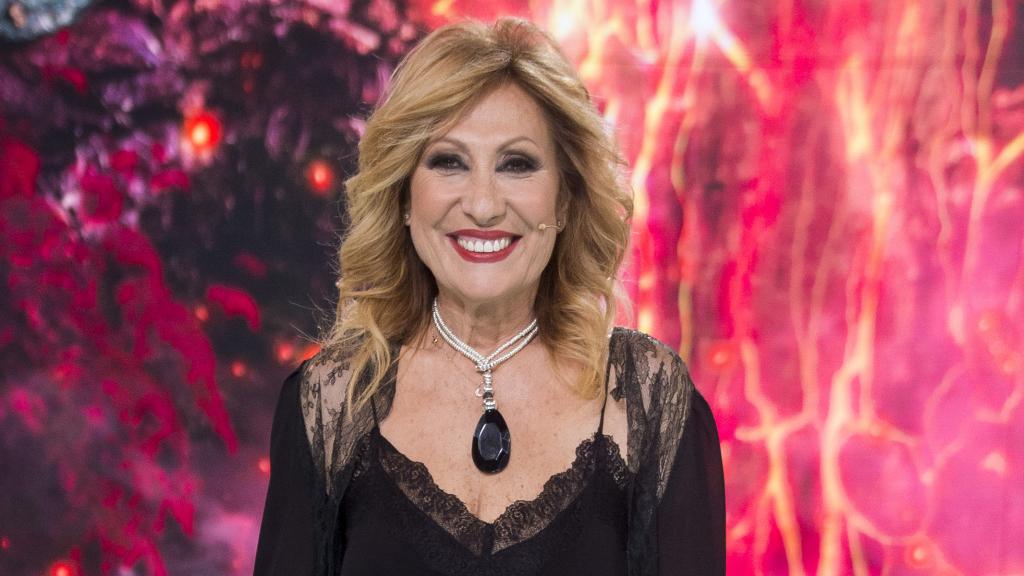 Rosa Benito en una de los programas de Telecinco.