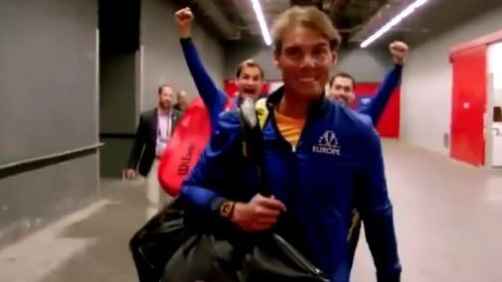 'Trolleo' de Federer a Nadal