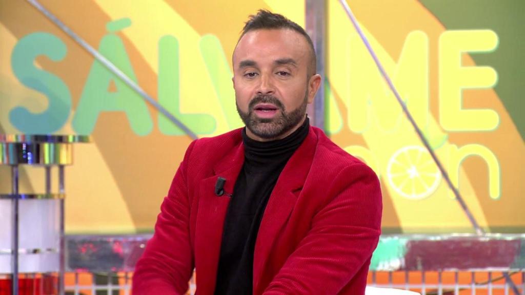 Rollán en una de sus últimas tardes en 'Sálvame'.