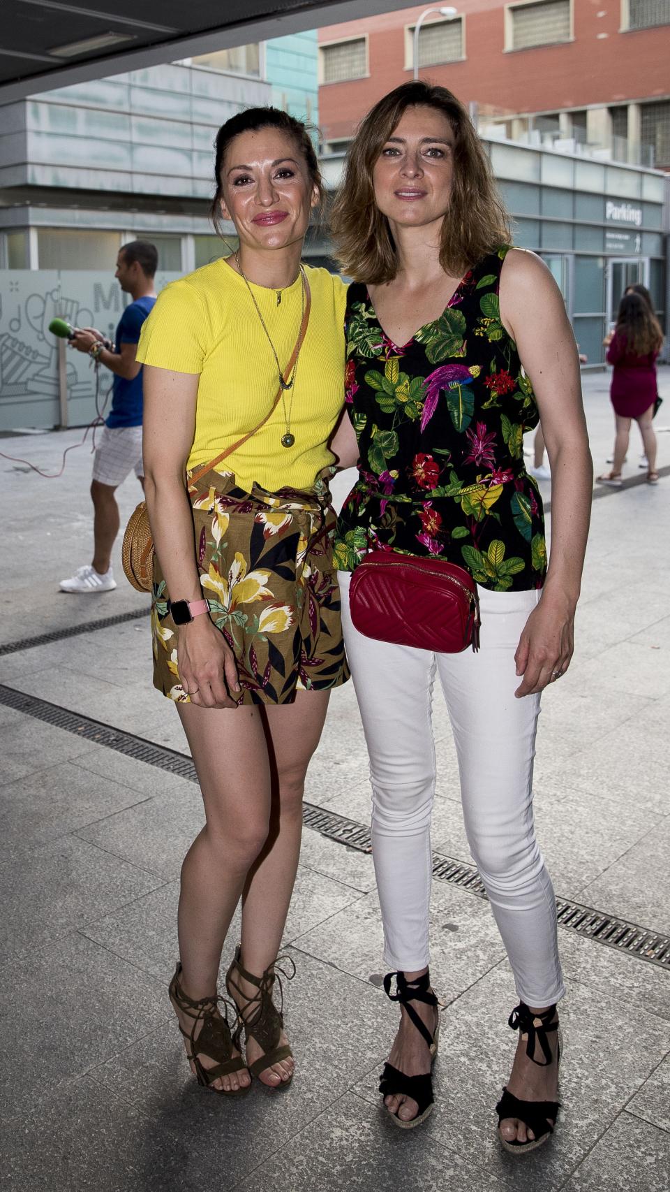 Nagore Robles y Sandra Barneda en un concierto juntas.