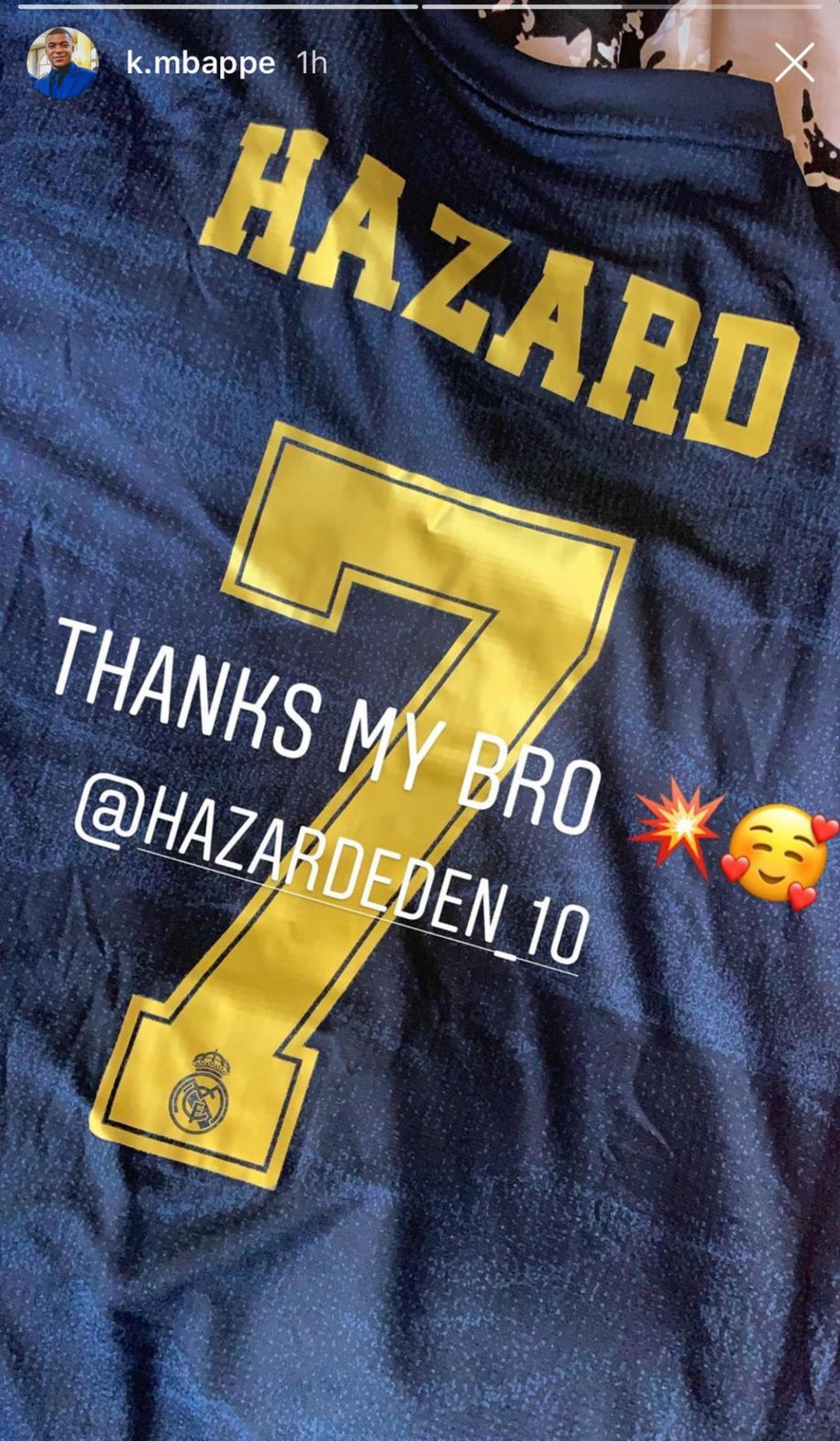 El regalo de Hazard a Mbappé