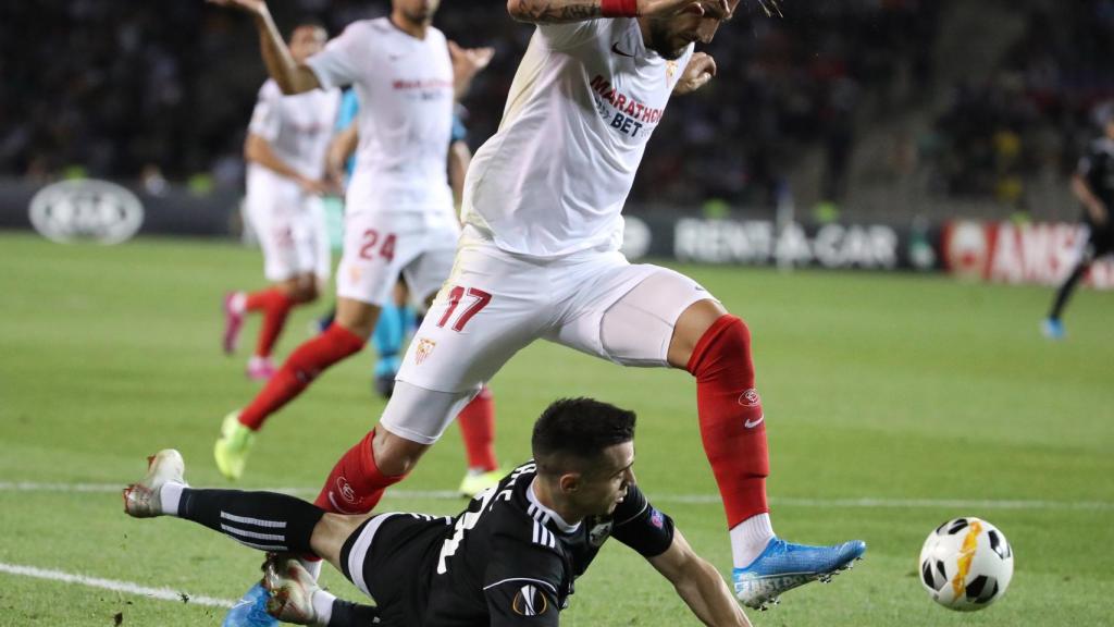 Gudelj, durante un momento del partido