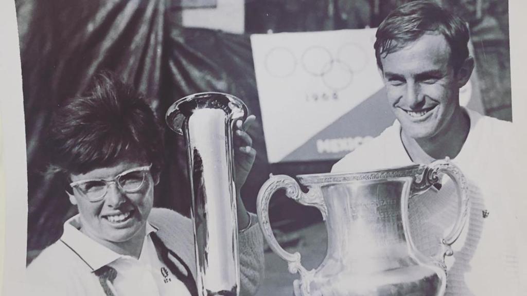 Billie Jean King y John Newcombe. Foto: Instagram (@billiejeanking)