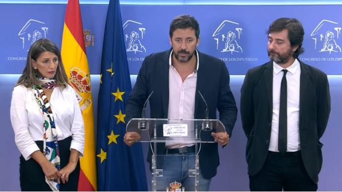 Durante la comparecencia hoy en el Congreso