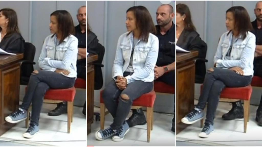 Ana Julia, mientras el jurado lee el veredicto.