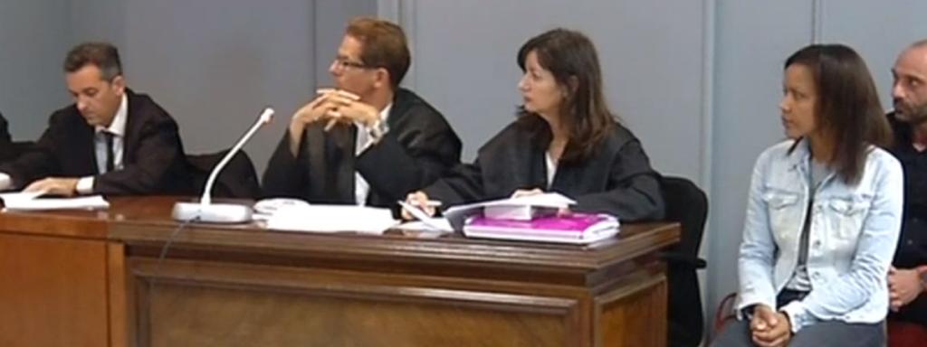 Ana Julia Quezada durante la lectura del veredicto.