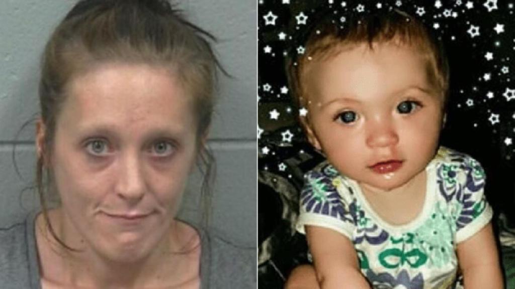 Kimberly Nelligan, de 33 años, y su hija, de un año