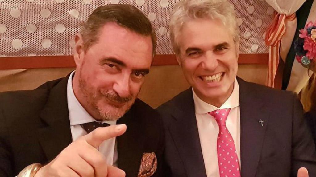 Carlos Herrera y Agustín Bravo en una imagen de archivo.