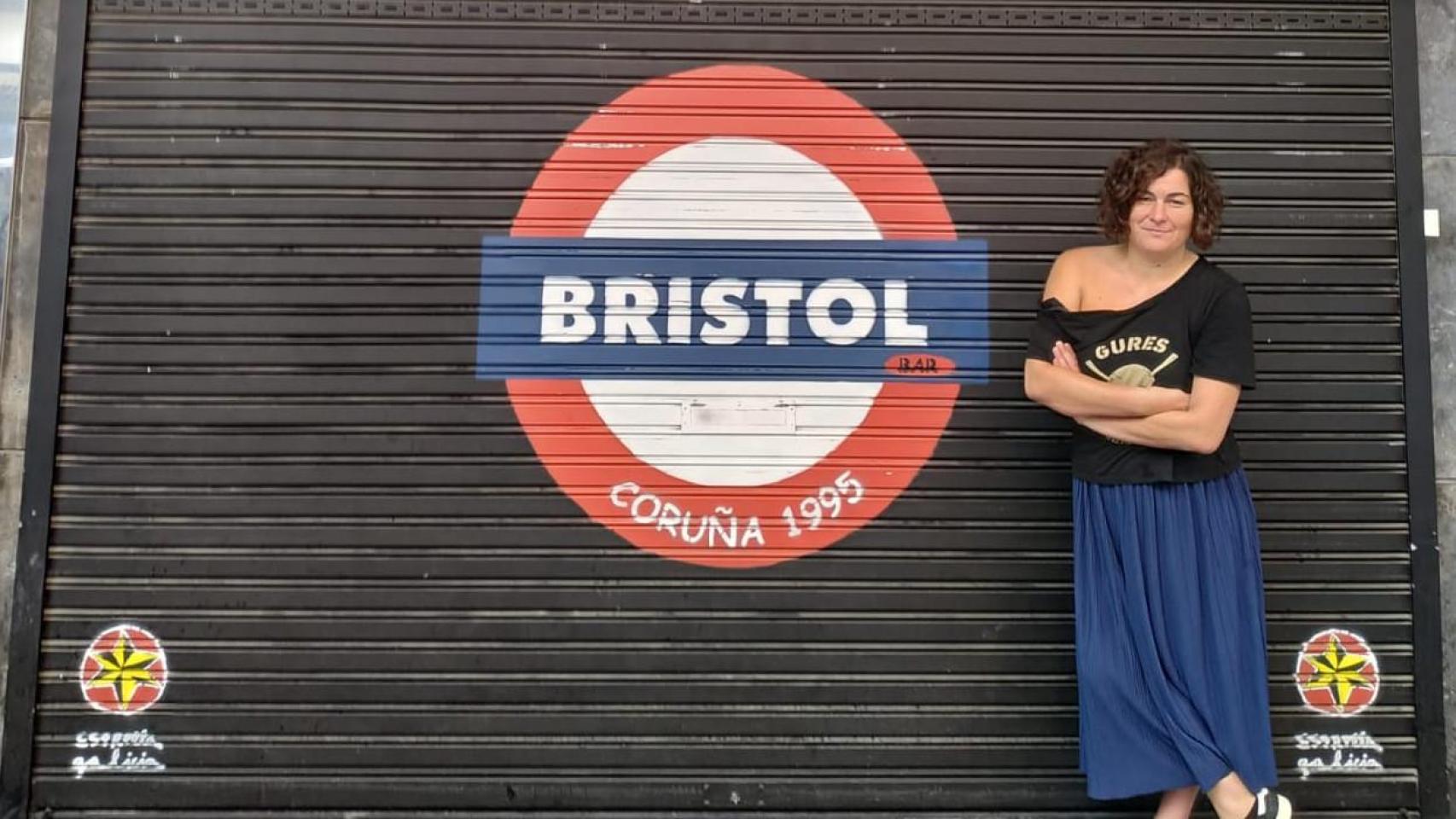 María Cancela, al frente del Bristol