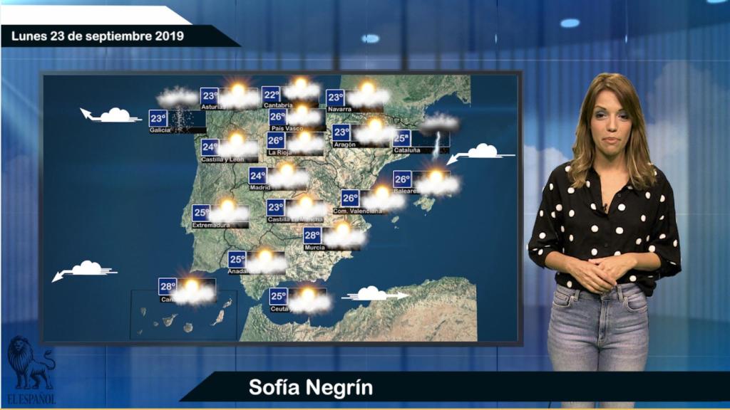El tiempo: pronóstico para el lunes 23 de septiembre