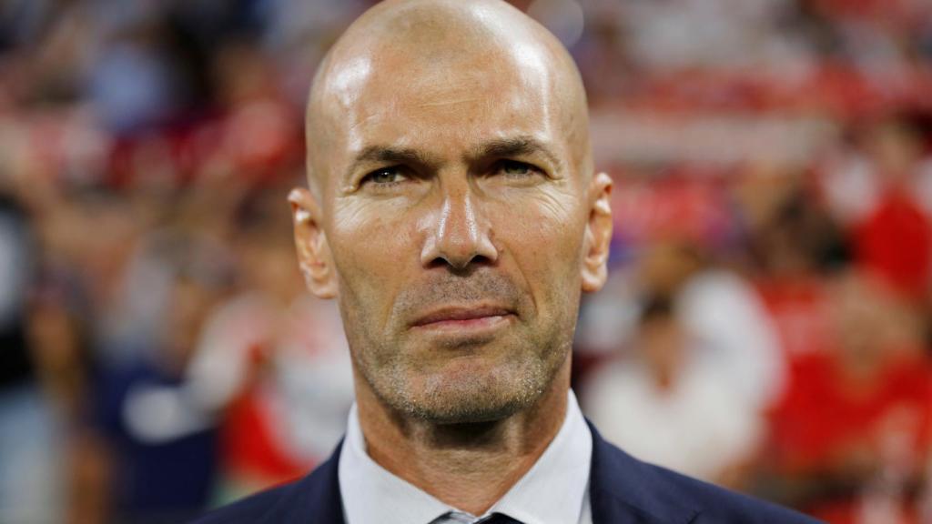 Zinedine Zidane, en el Sánchez Pizjuán