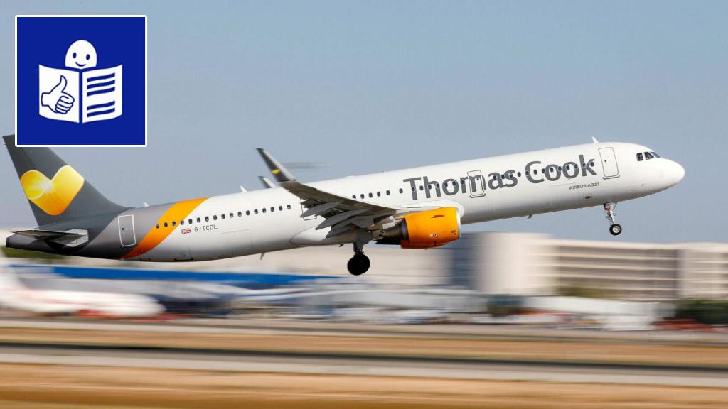 Un avión de Thomas Cook.