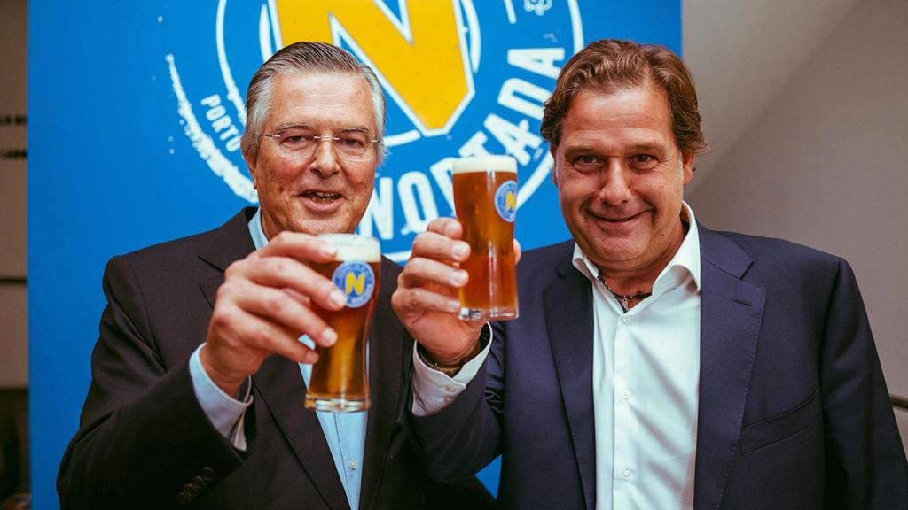 Ignacio Rivera, consejero delegado de Hijos de Rivera y  João Talone. accionista de referencia de Nortada.