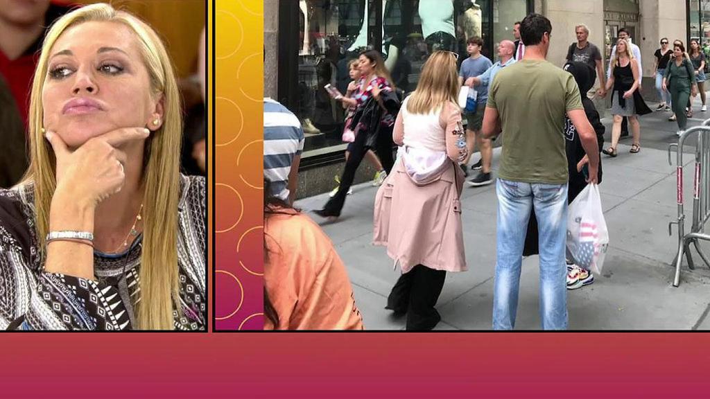 'Sálvame' se desplazó hasta Nueva York y habló con una turista que vio a la pareja.