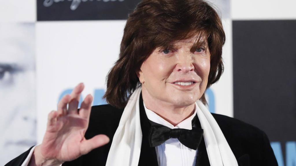 Camilo Sesto durante su último acto público en la presentación de 'Camilo Sinfónico'.