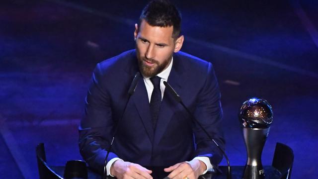 Leo Messi, tras recibir el Premio The Best 2019