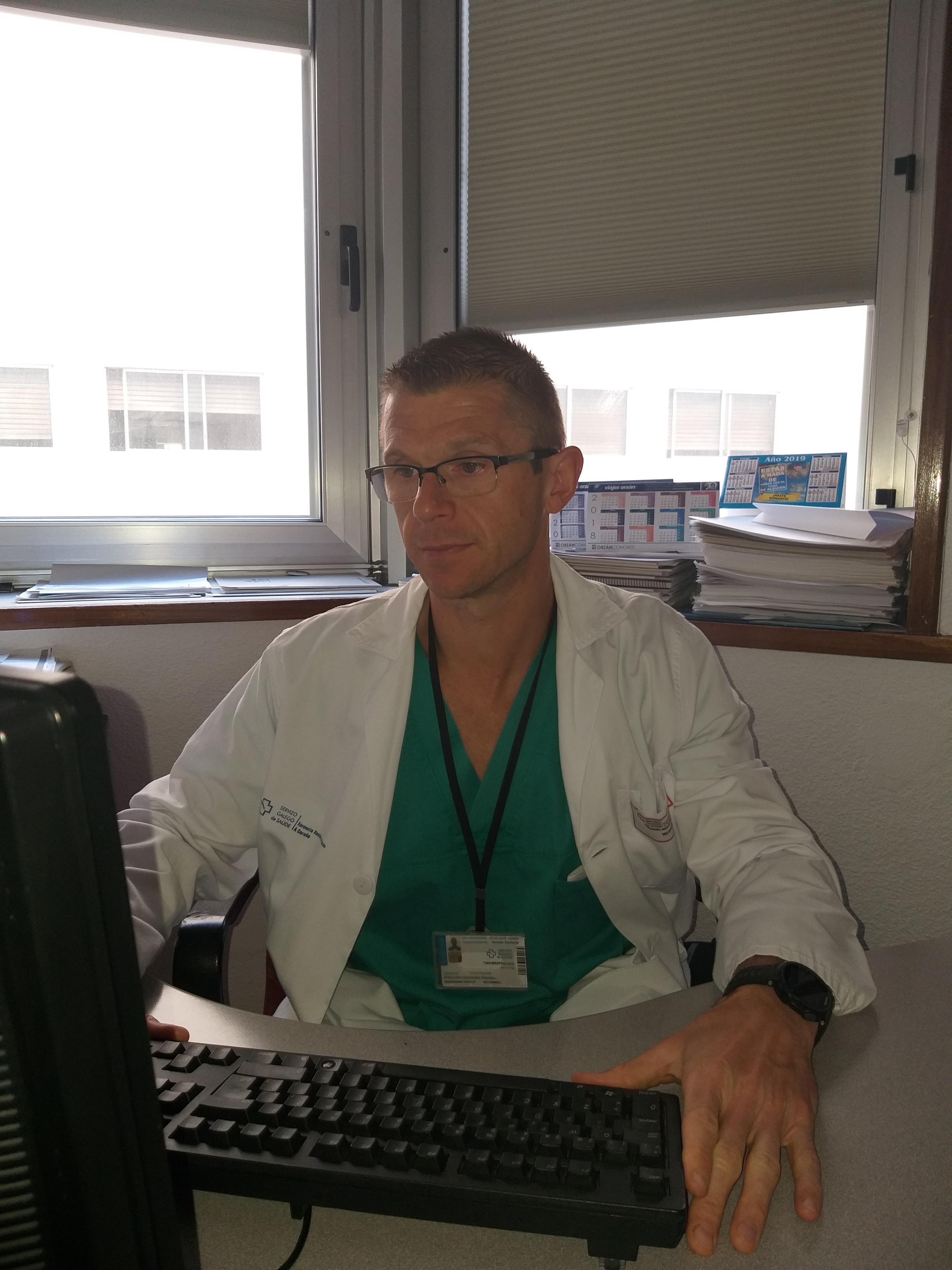 Fernando Mosteiro, coordinador de trasplantes del CHUAC