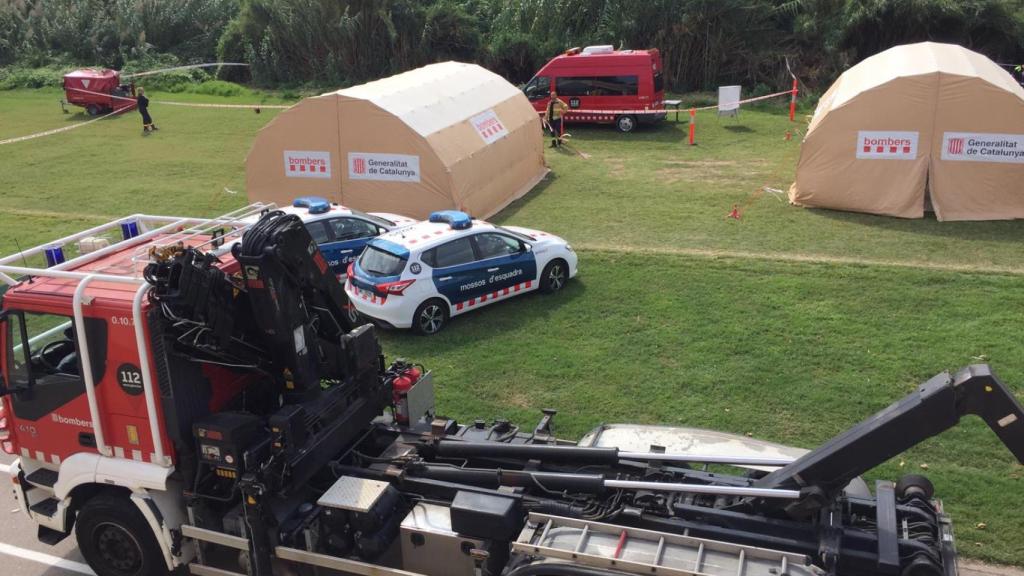 Mossos y Bomberos han realizado un amplio despliegue
