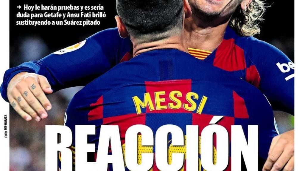 Portada Mundo Deportivo (25/09/2019)