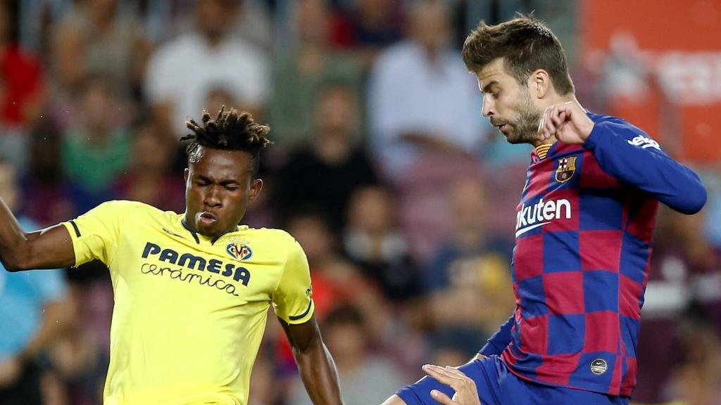 Piqué, contra el Villarreal