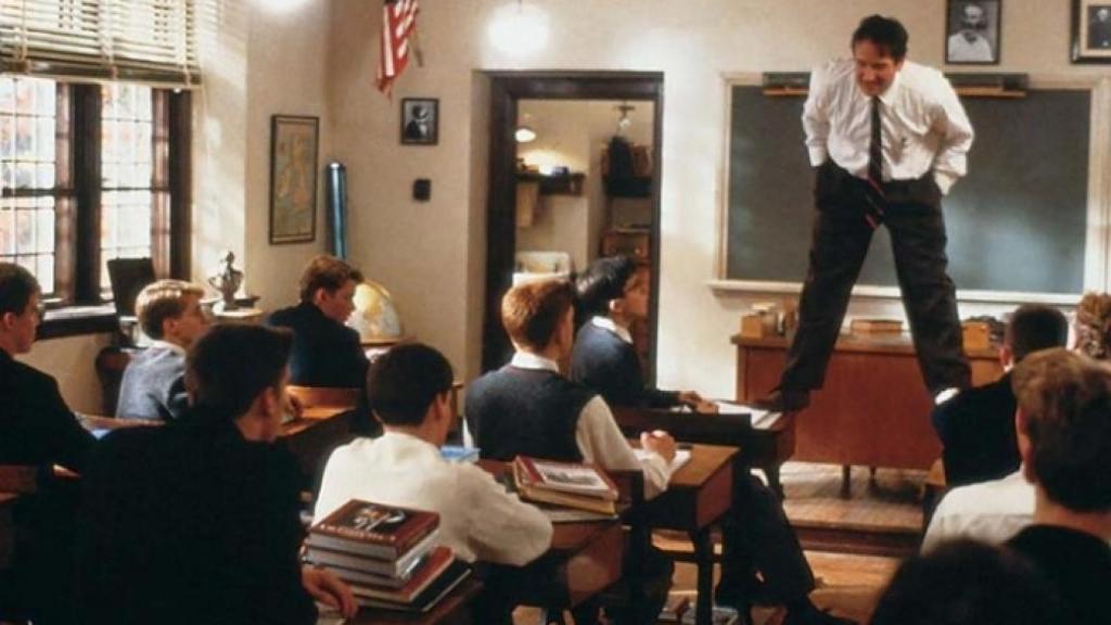 Imagen de 'El club de los poetas muertos' de Peter Weir