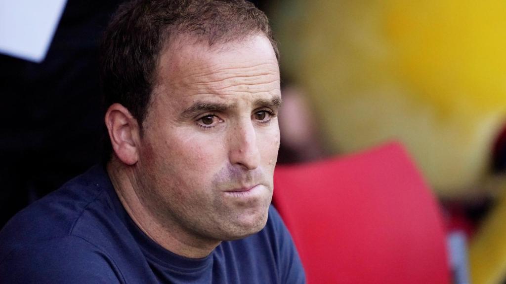 Jagoba Arrasate, durante un partido de esta temporada