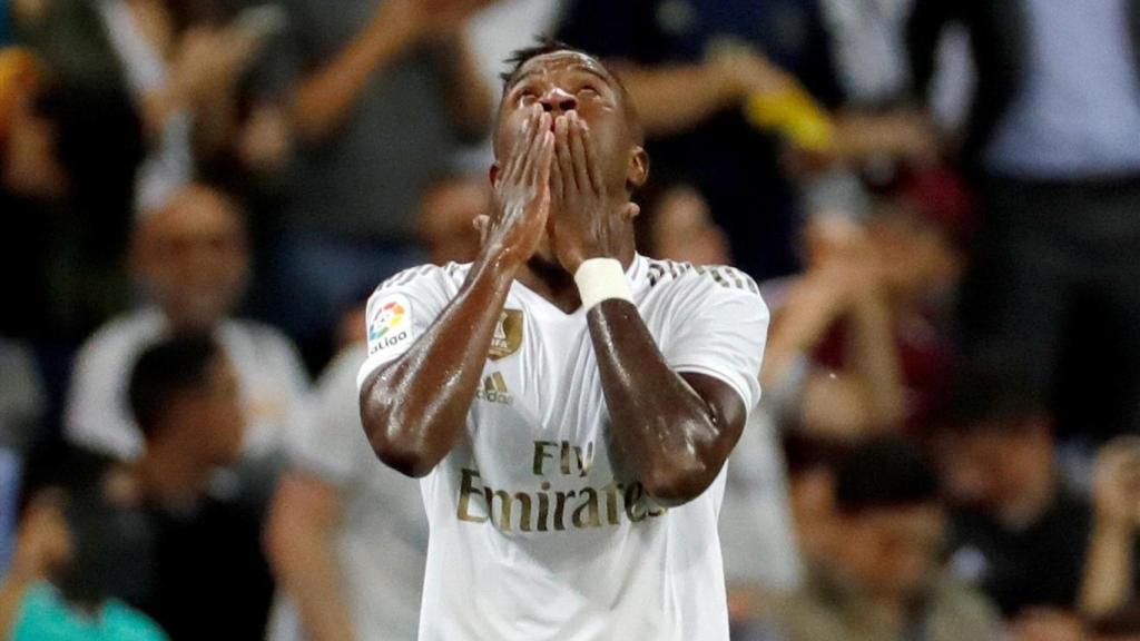 Vinicius rompe a llorar tras marcar