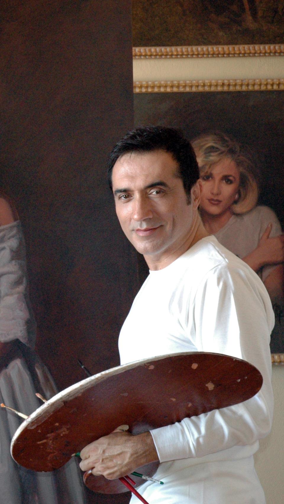 Antonio Montiel, autor del retrato de Felipe VI.