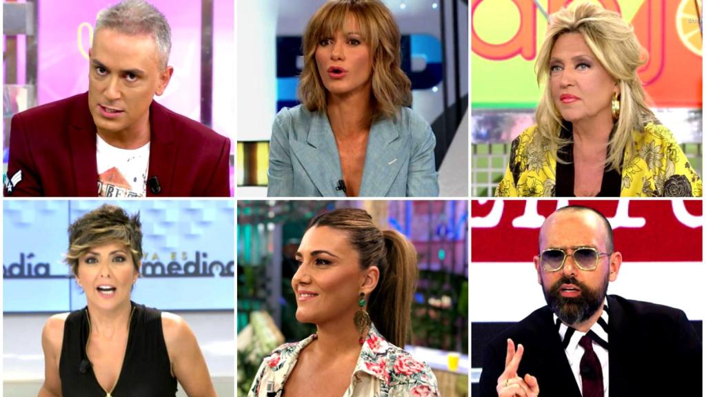 No a todos les gusta maquillarse, pero para televisión deben hacerlo y en gran cantidad.