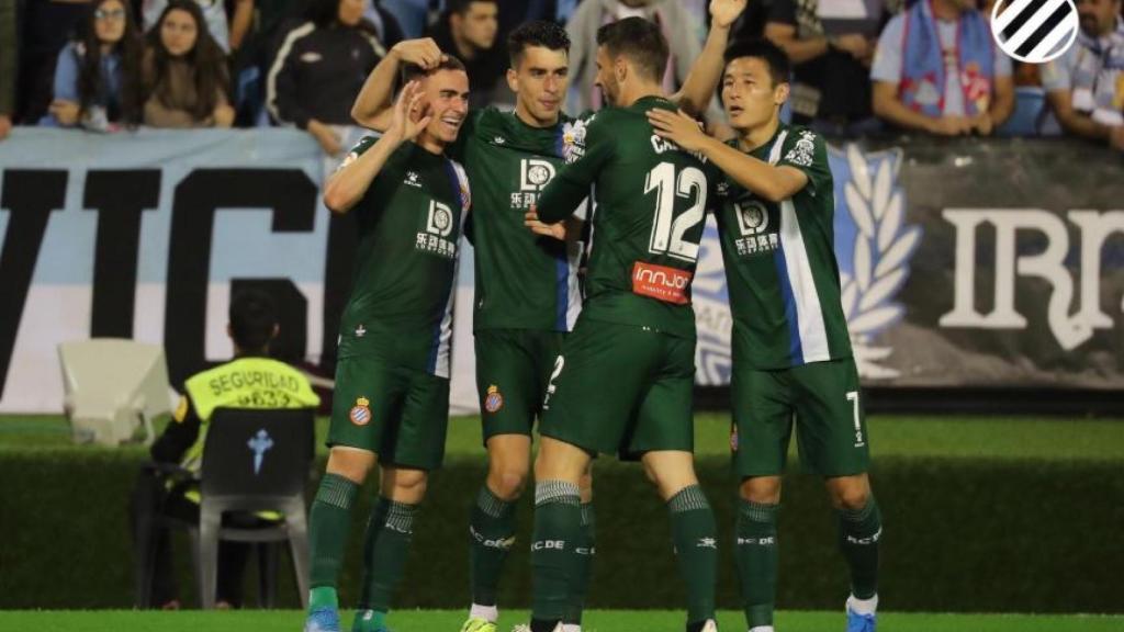 Celta de Vigo-Espanyol. Foto: Twitter (@RCDEspanyol)