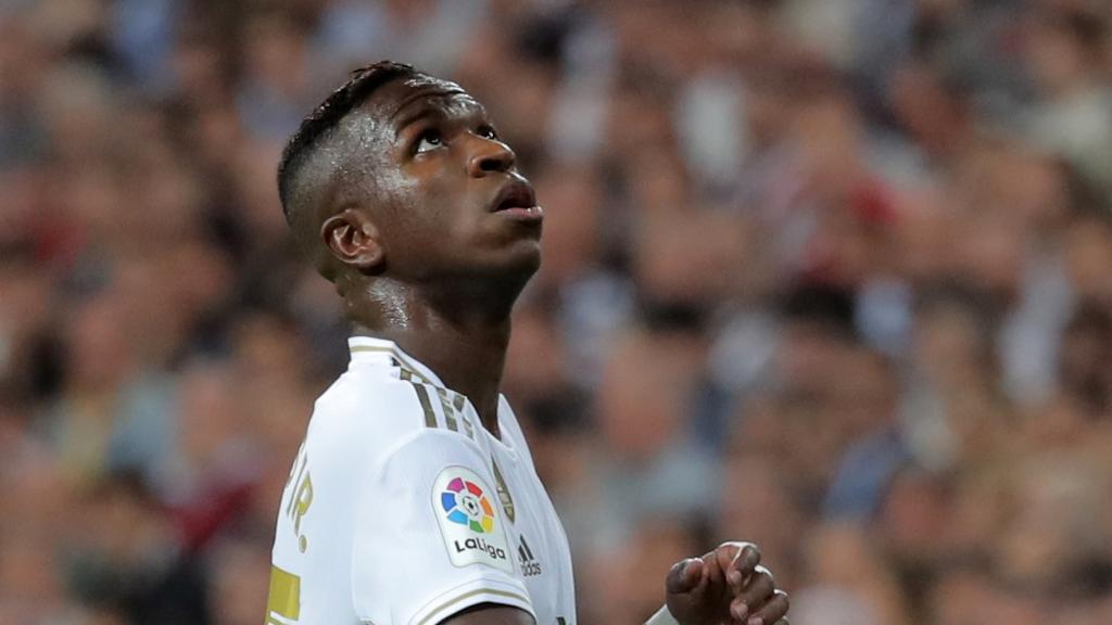 Vinicius Júnior, durante el Real Madrid - Osasuna
