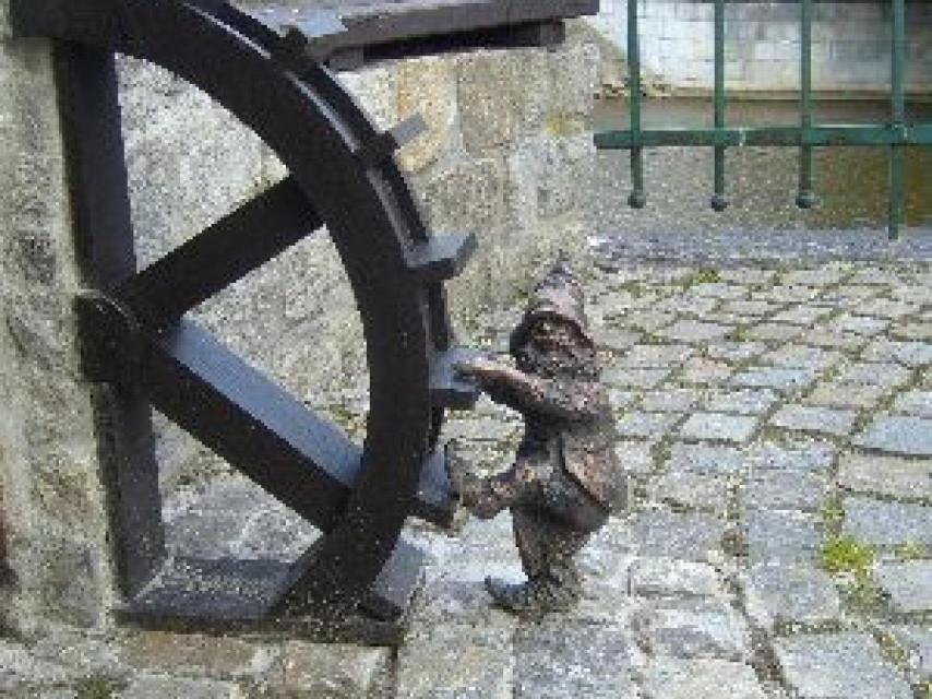 El enano molinero, héroe de Wroclaw.