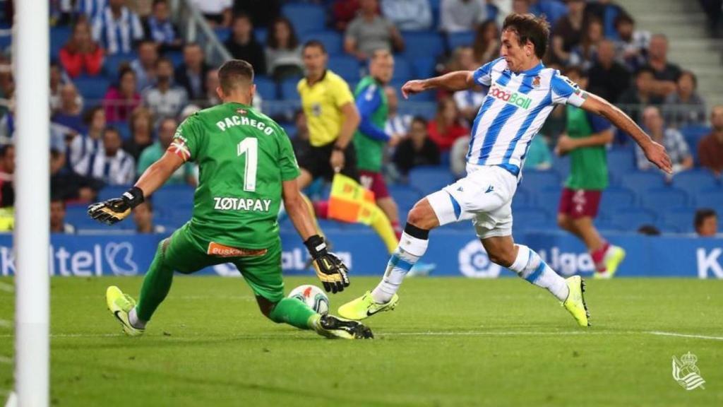 Real Sociedad-Alavés. Foto: Twitter (@RealSociedad)