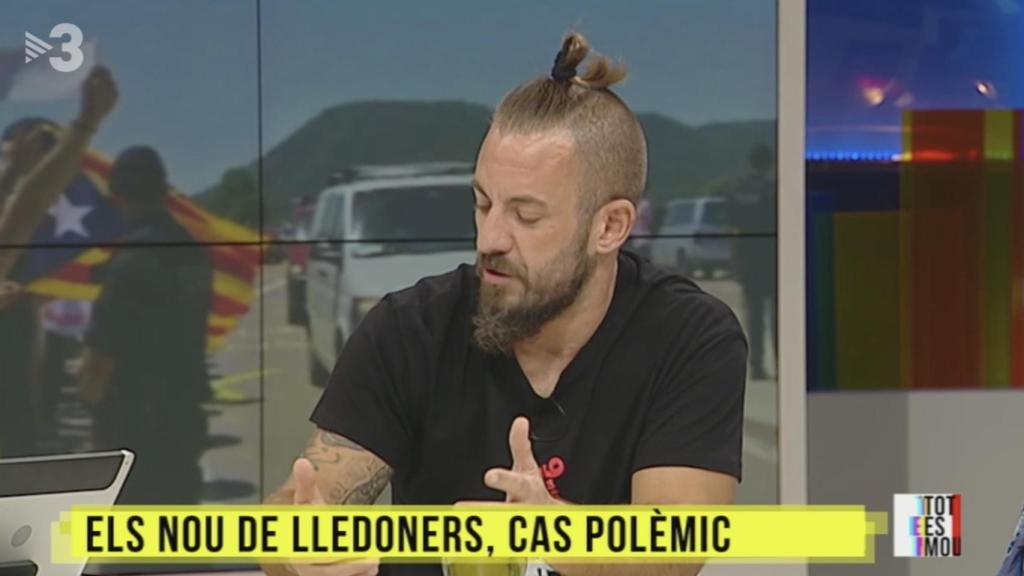 David Budria, durante su participación en el programa Tot es mou de TV3.