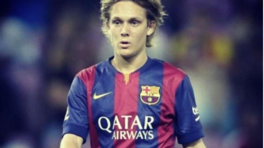Halilovic en su etapa en el FC Barcelona. Foto Instagram (@alen_halilovic)