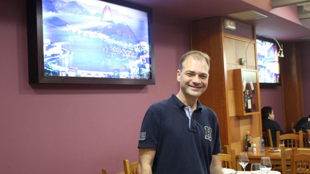Carlos, dueño de la Parrillada Rodicio