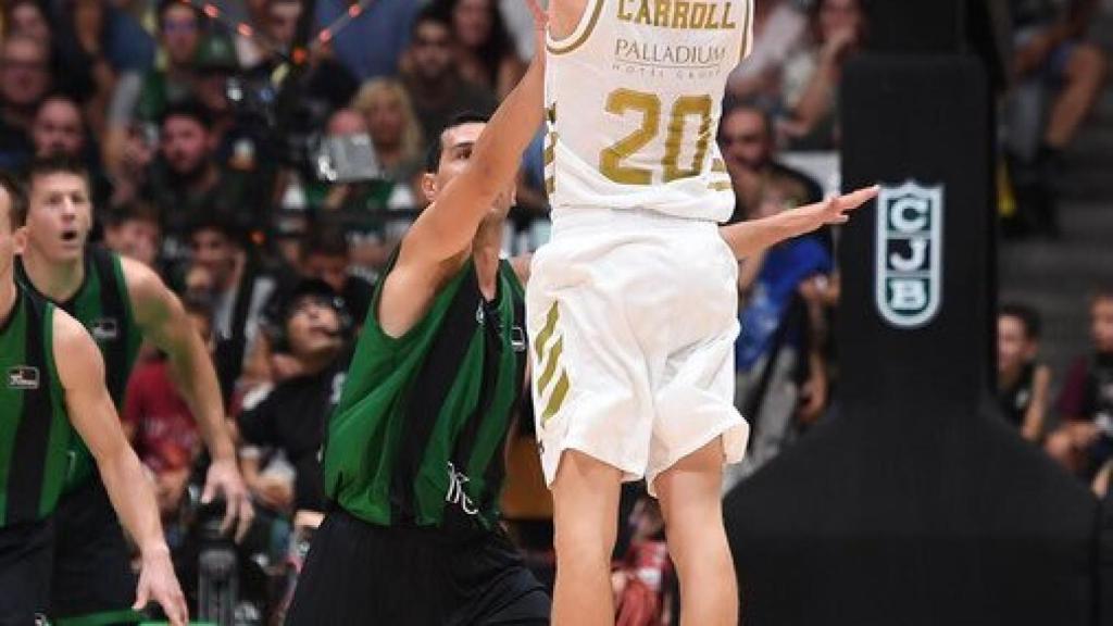 Carroll frente al Joventut. Foto: Twitter (@RMBaloncesto)