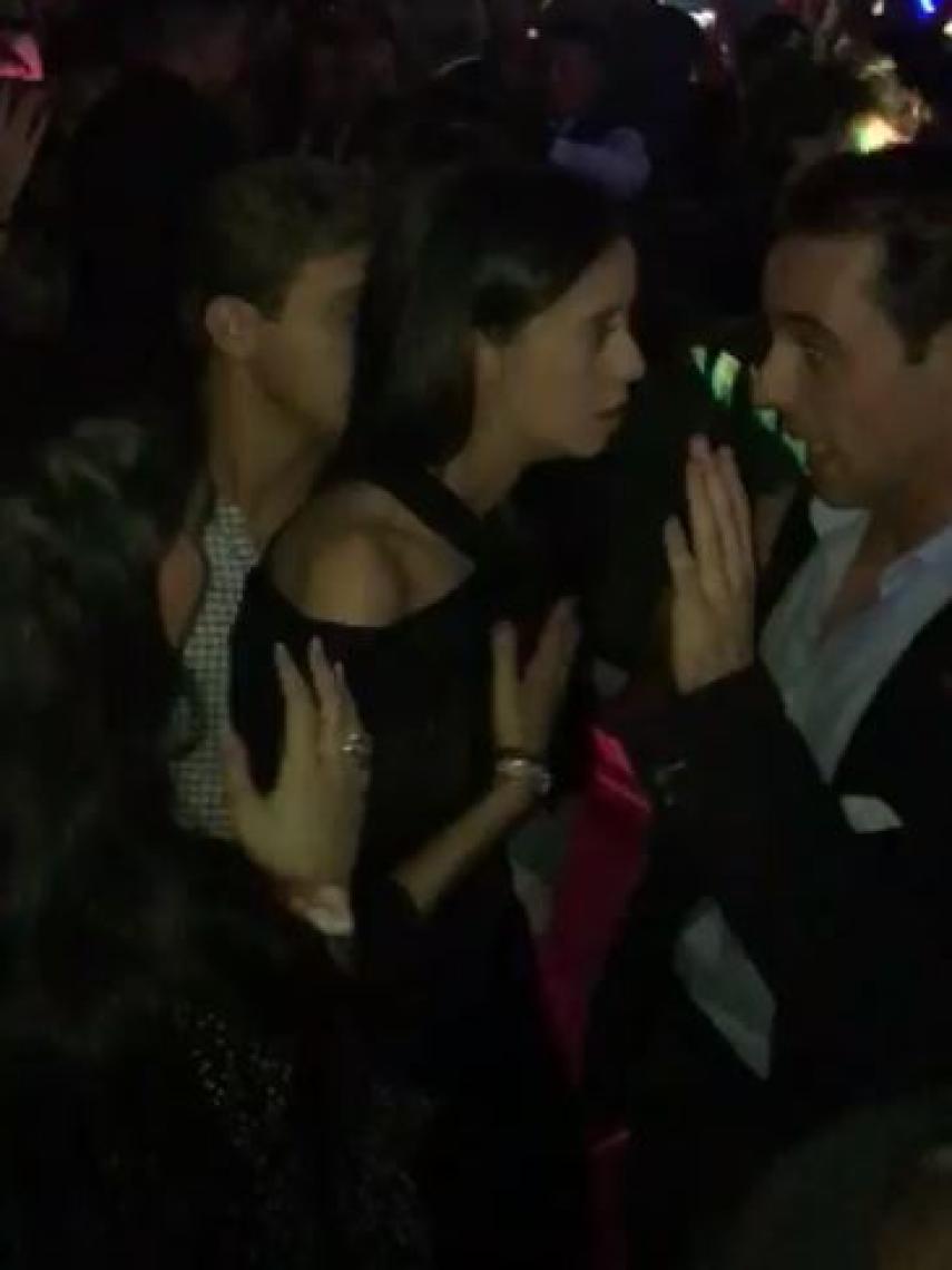 Detalle de Victoria Federica dentro de la discoteca donde ha celebrado su cumpleaños.