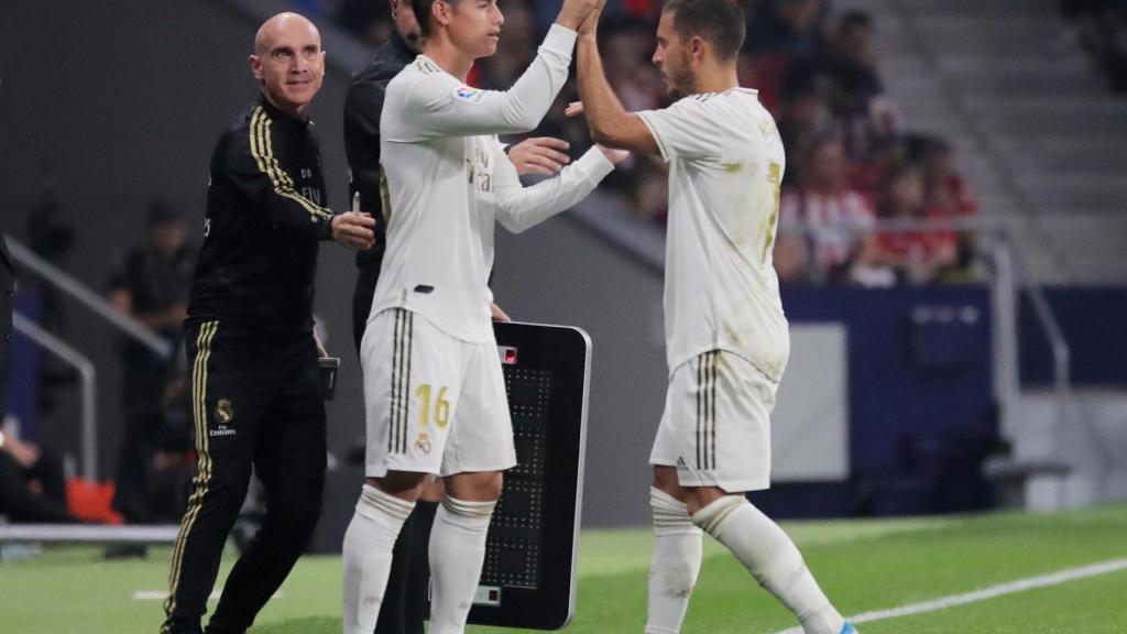 Cambio de James Rodríguez por Hazard